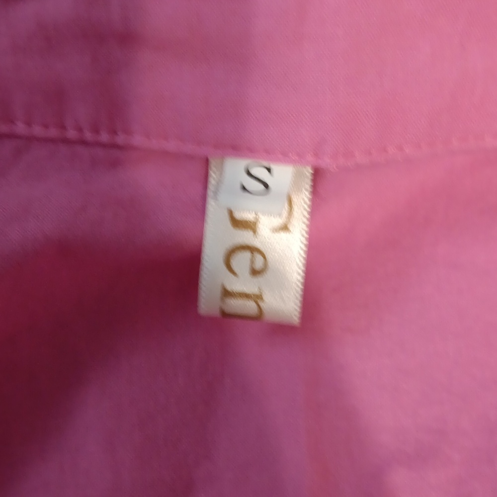 Pink summer button up - Picture 2 of 3